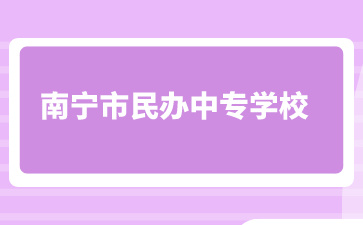 南寧市民辦中專學校有哪些在招生？