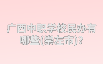 廣西中職學校民辦