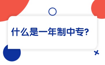 什么是一年制中專？